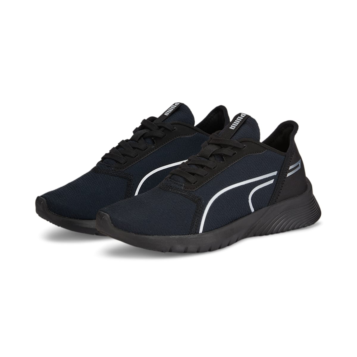 (WMNS) PUMA Remedie 'Metallic - Black Metallic Silver' 376965-01