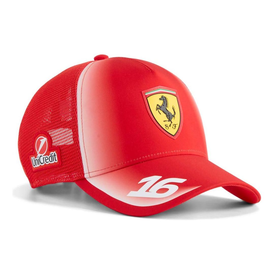 PUMA Scuderia Ferrari Replica Leclerc Trucker Hat 'PUMA Red' 027711-01