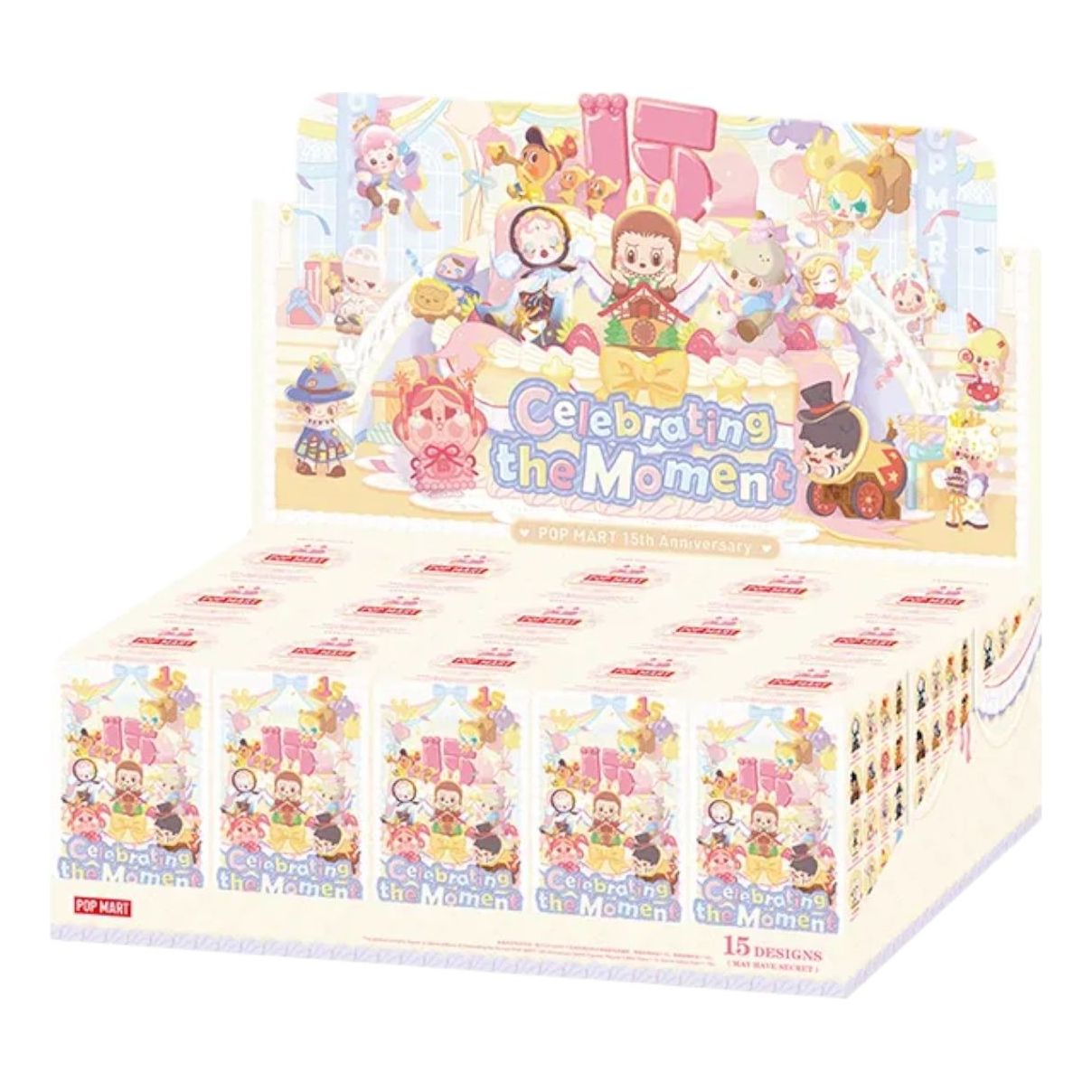 Pop Mart Celebrating the Moment 15Th Anniversary Figures Sealed Case (15 Blind Boxes) PPMT-2510-0038-985866239