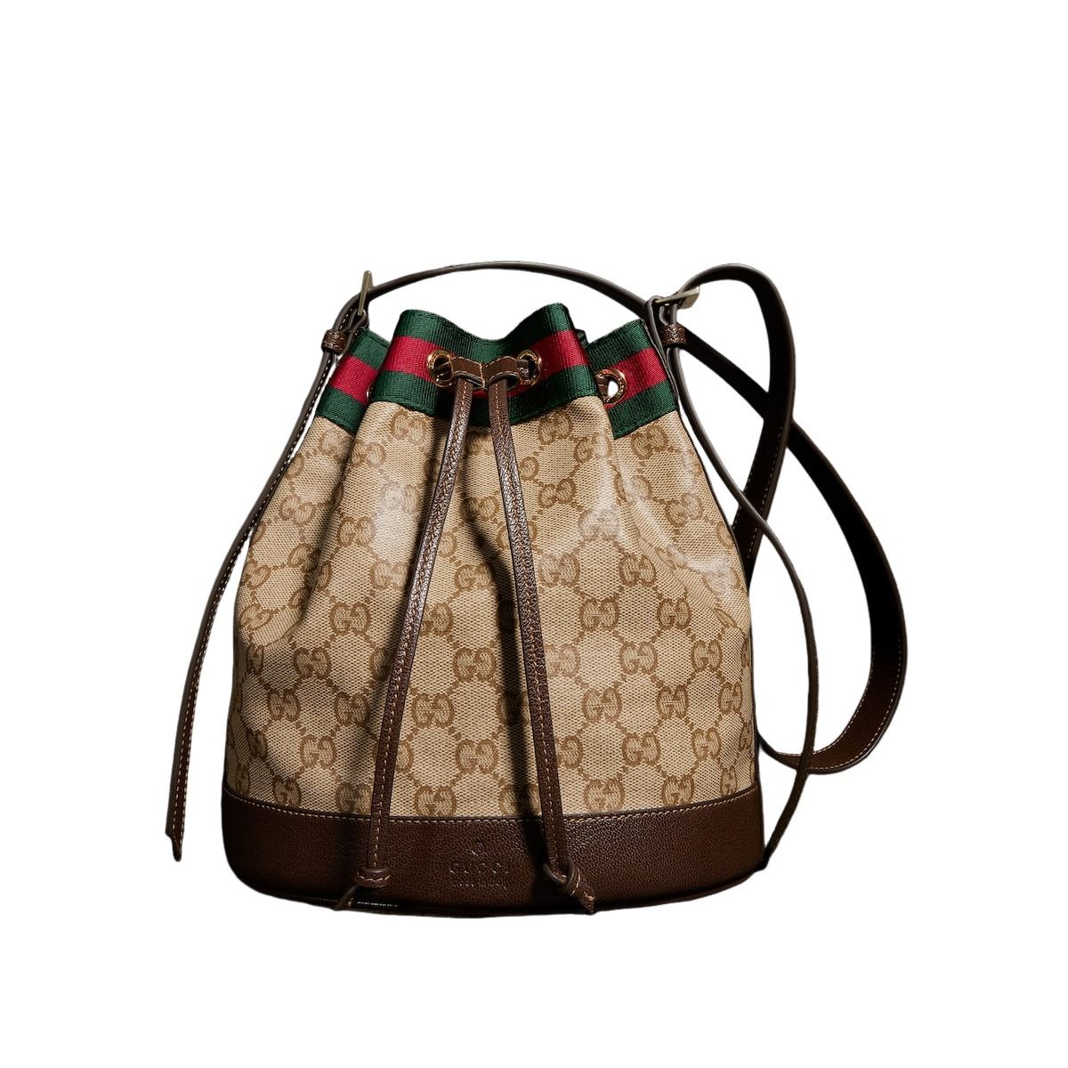 (WMNS) Gucci Venice Small Bucket Bag 'Sand Brown' A002GW-FAF79-8547