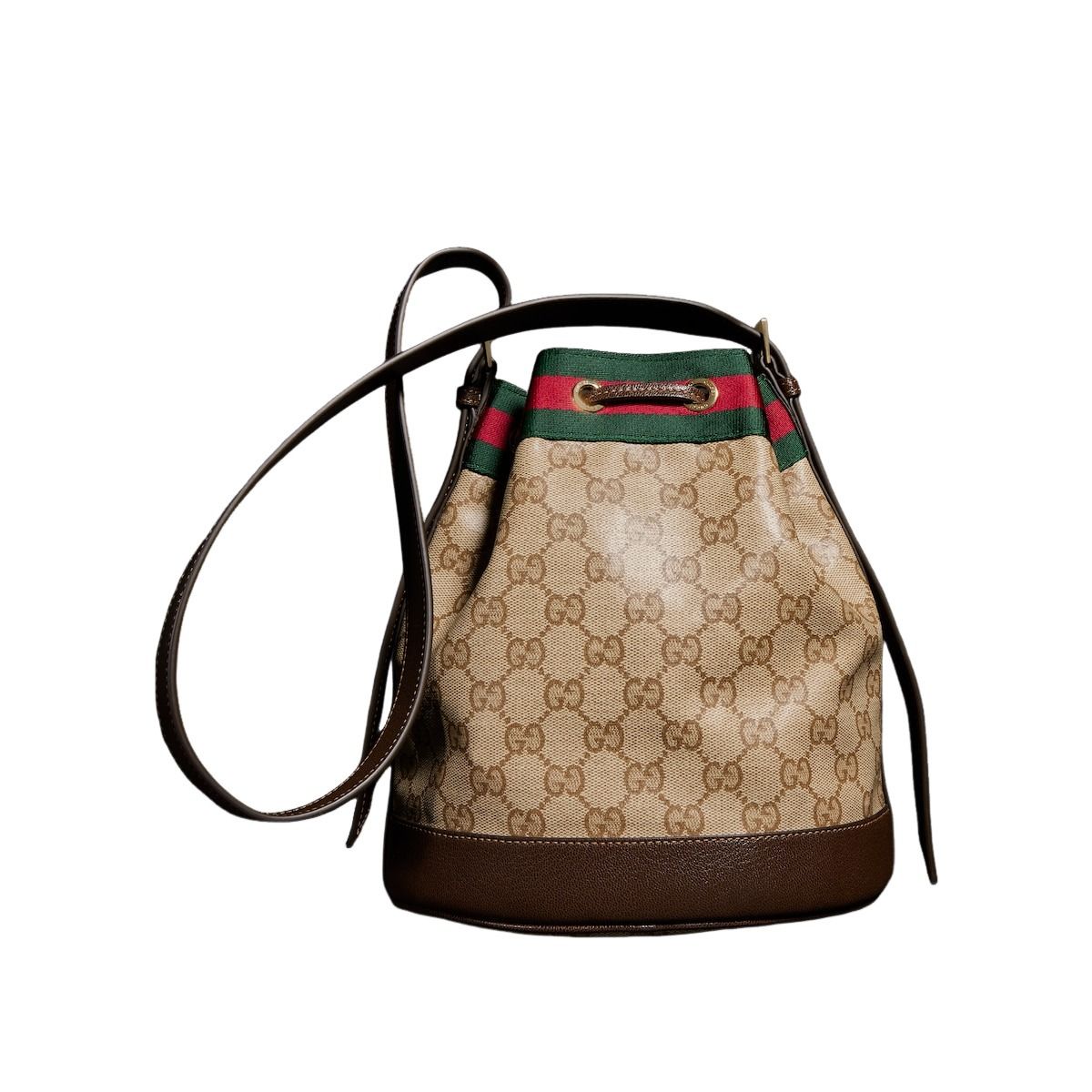 (WMNS) Gucci Venice Small Bucket Bag 'Sand Brown' A002GW-FAF79-8547