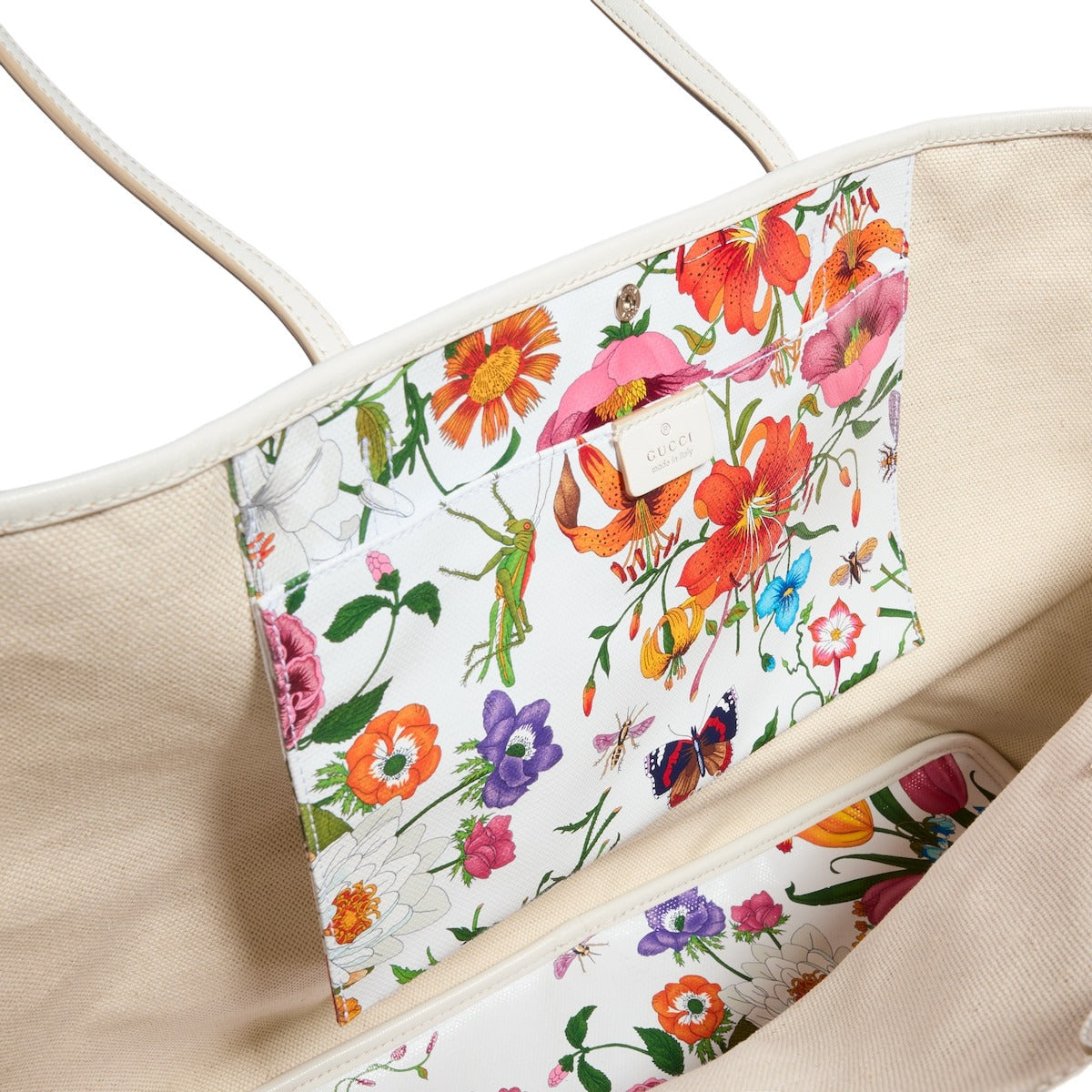 (WMNS) Gucci Tribeca Large Tote Bag 'White Multicolor' A0034D-FAF8S-9045