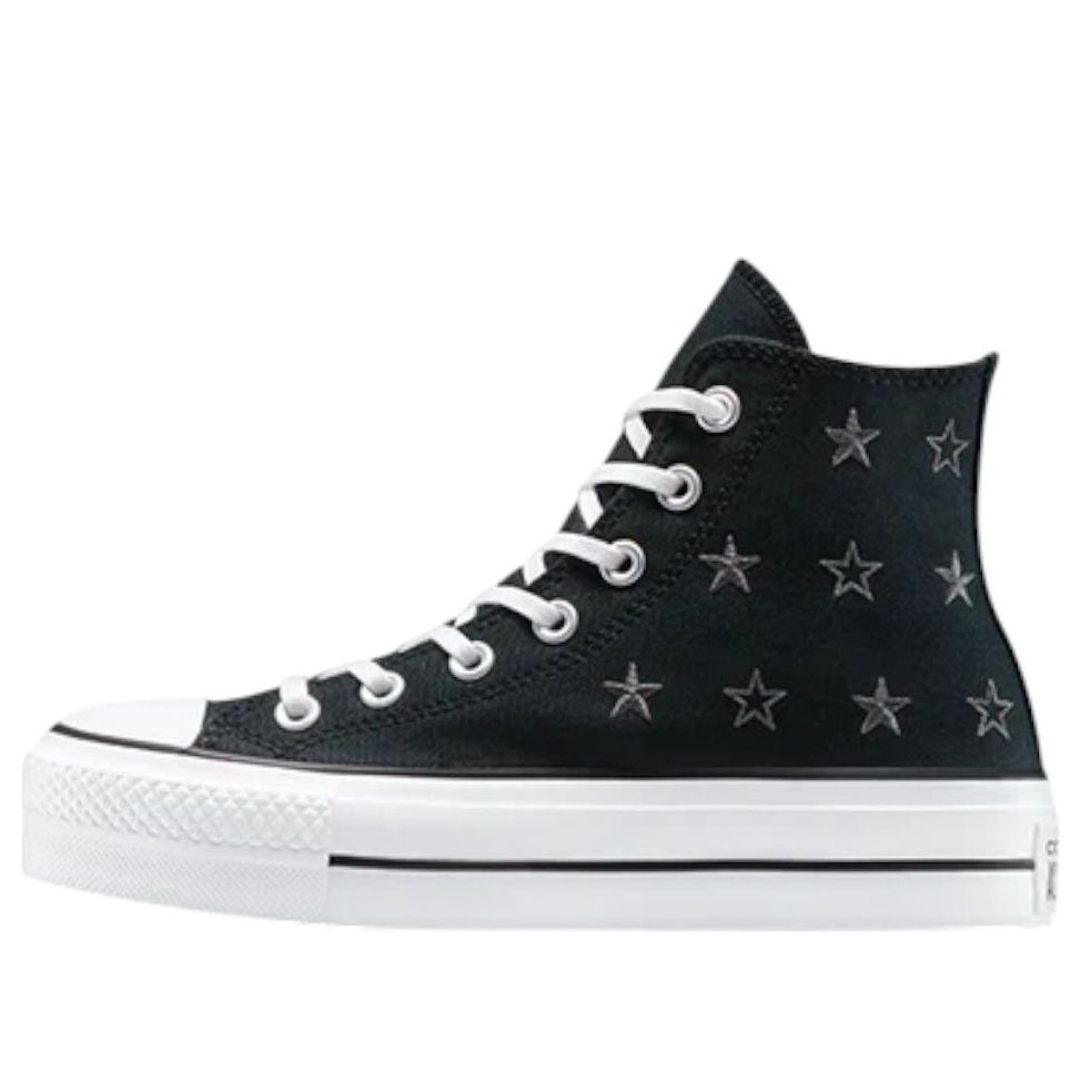 (WMNS)	Converse Chuck Taylor All Star Lift Platform Celestial 'Black Natural Ivory' A15537C