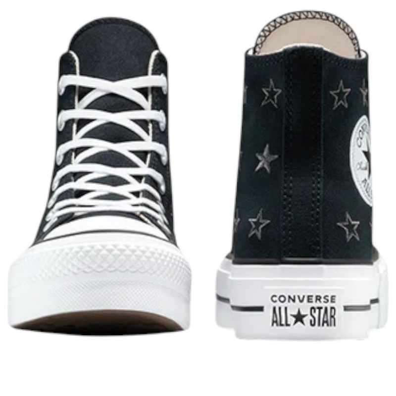 (WMNS)	Converse Chuck Taylor All Star Lift Platform Celestial 'Black Natural Ivory' A15537C