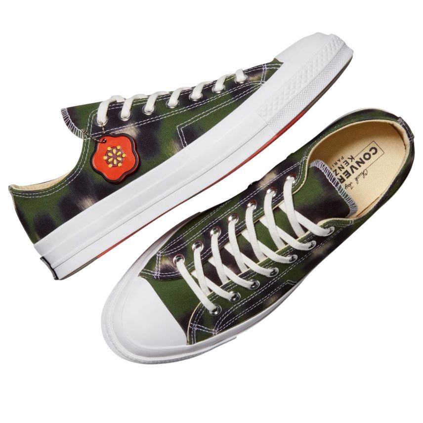 Converse x KENZO Chuck 70 Low 'Hana Leopard Cypress' A16291C