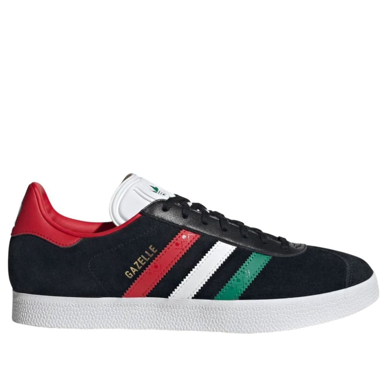 adidas Gazelle 'Black White Better Scarlet' HQ9441