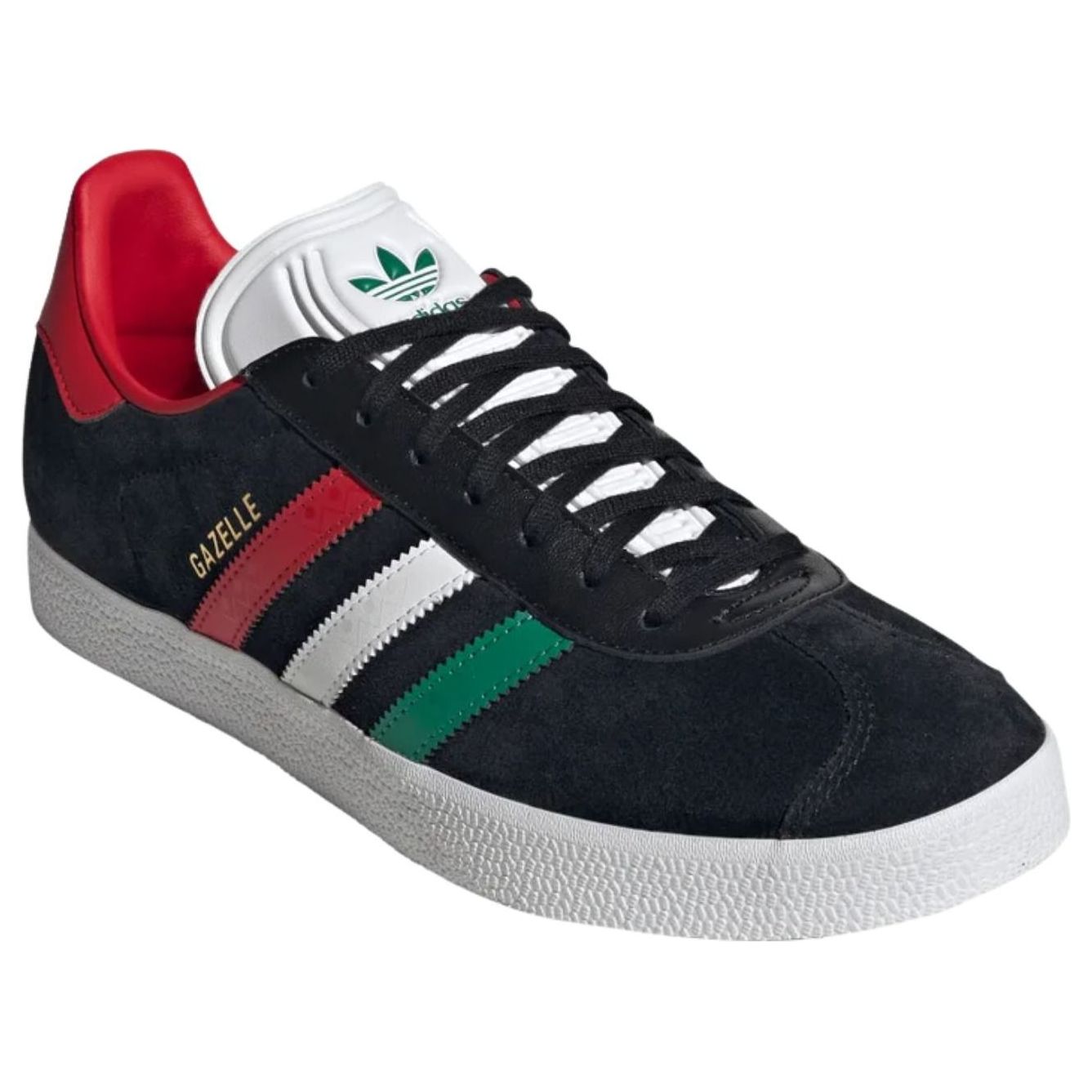 adidas Gazelle 'Black White Better Scarlet' HQ9441