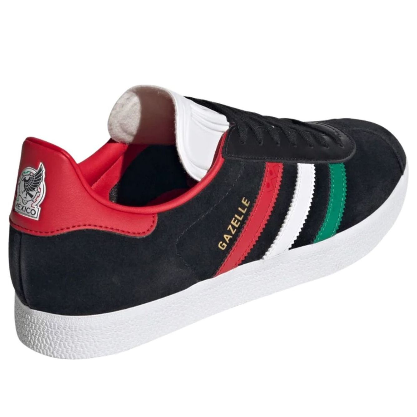 adidas Gazelle 'Black White Better Scarlet' HQ9441