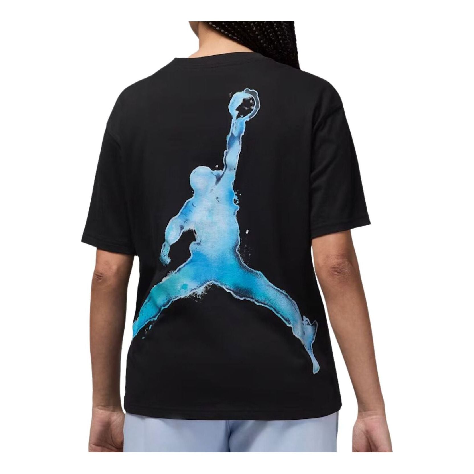 (WMNS) Jordan Graphic T-shirts 'Black' HJ0188-010