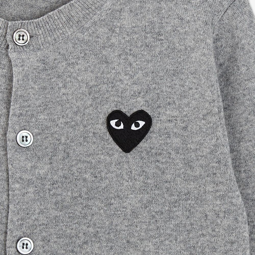 (WMNS) COMME des GARCONS PLAY FW25 Black Emblem Cardigan 'Black' AX-N023-051-2