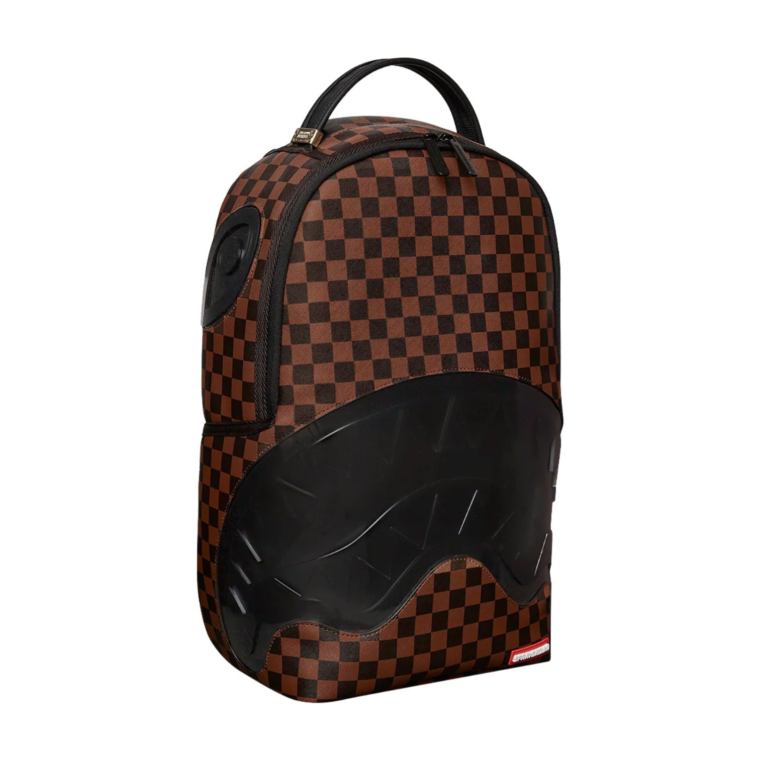 Sprayground Clear Rubber Sharks In Paris DLXSV Backpack 'Brown Black' 910B5855NSZ