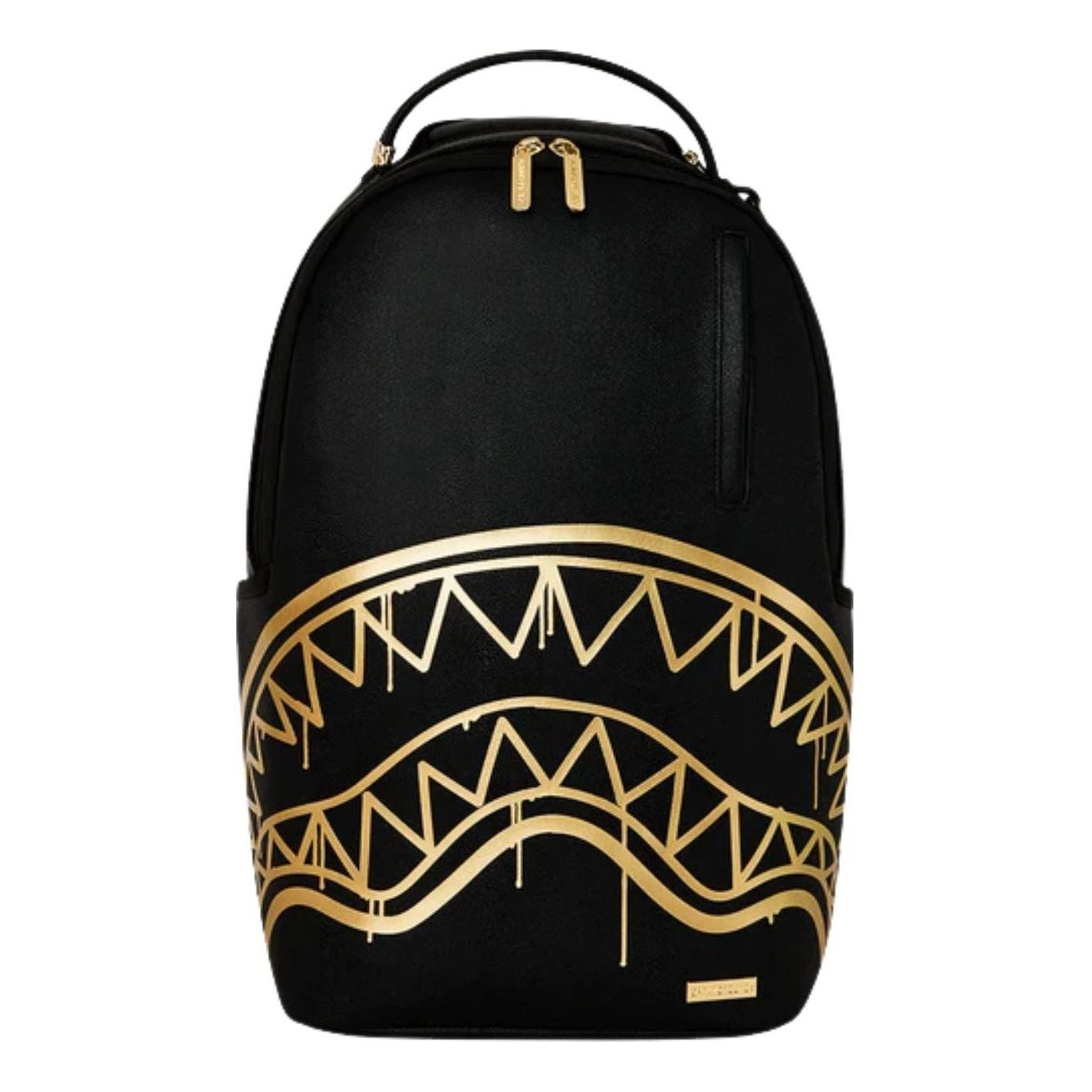 Sprayground Gold Fang Backpack 'Black Gold' B8822