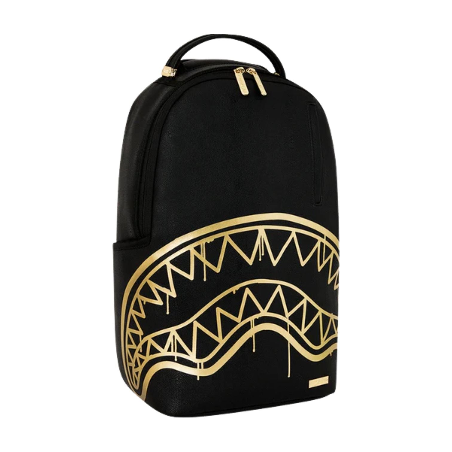 Sprayground Gold Fang Backpack 'Black Gold' B8822
