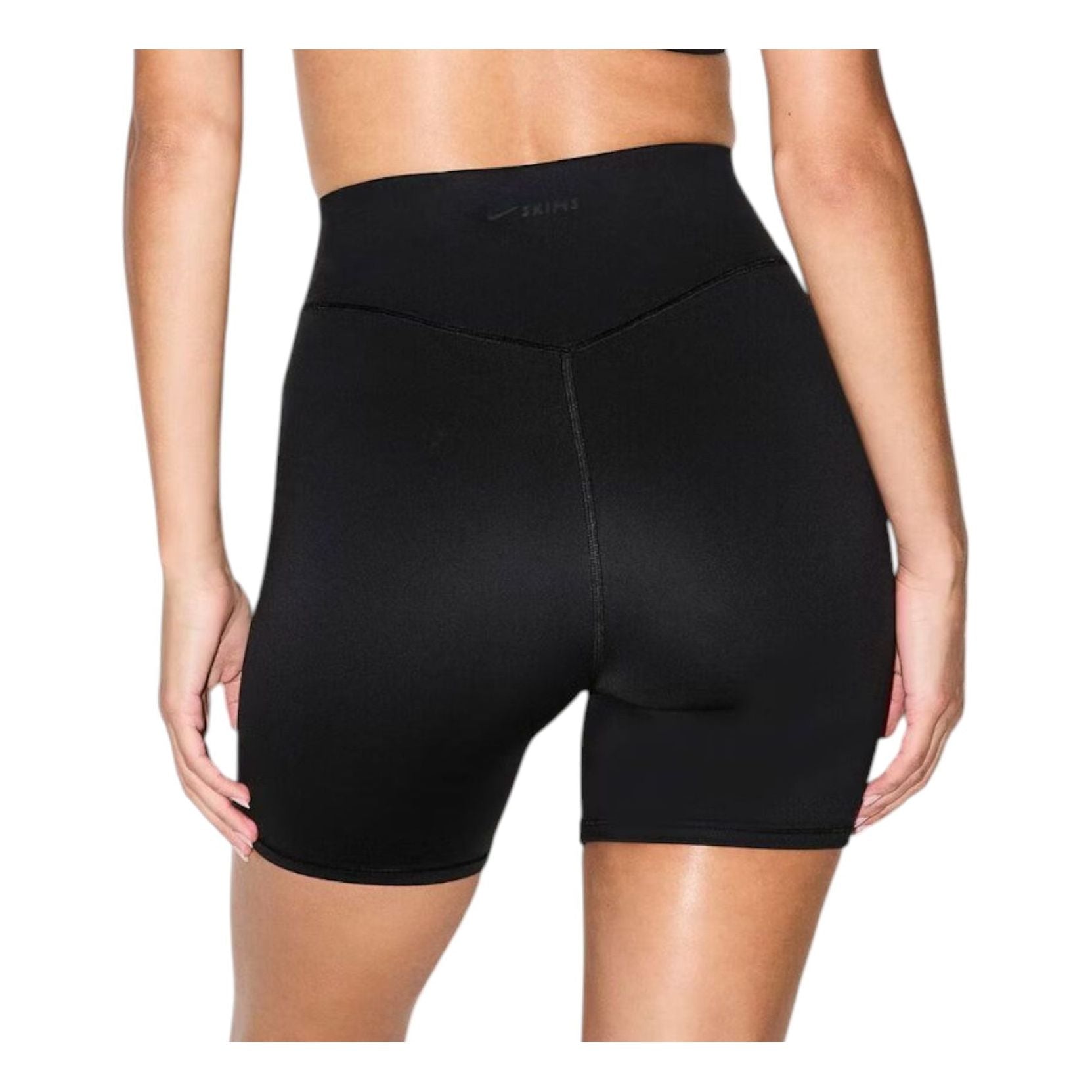 (WMNS) Nike x SKIMS Matte High-Waisted 5" Biker Shorts 'Obsidian' BOBKS7022W-OBD