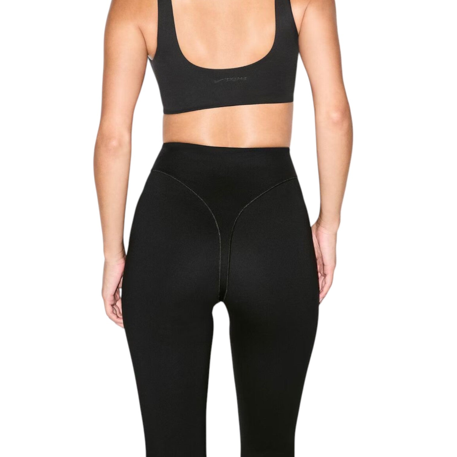 (WMNS) Nike x SKIMS Matte High-Waisted V-Line 26" Leggings 'Obsidian' BOLEG7008W-OBD