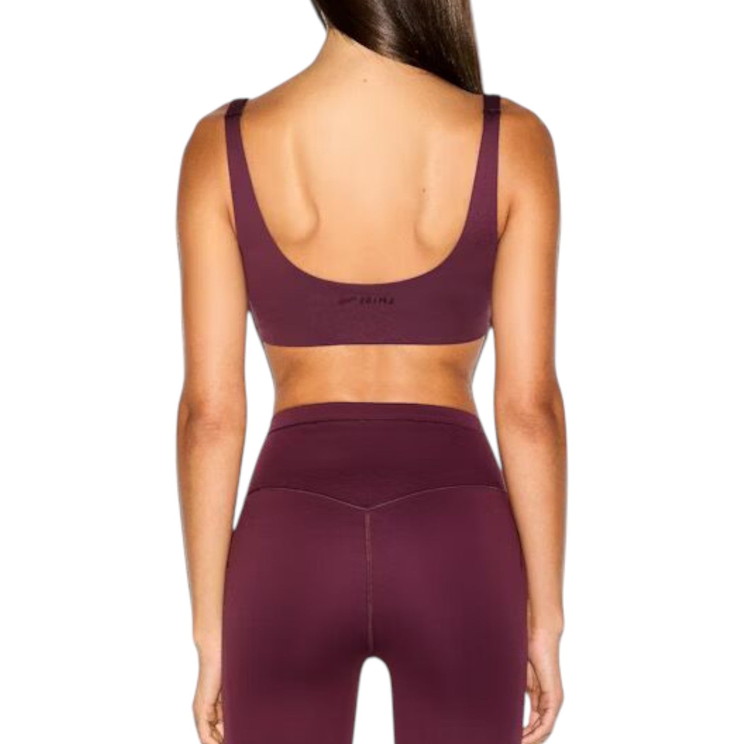 (WMNS) Nike x SKIMS Matte Scoop Neck Bra 'Currant' BRSPT2723-CUR