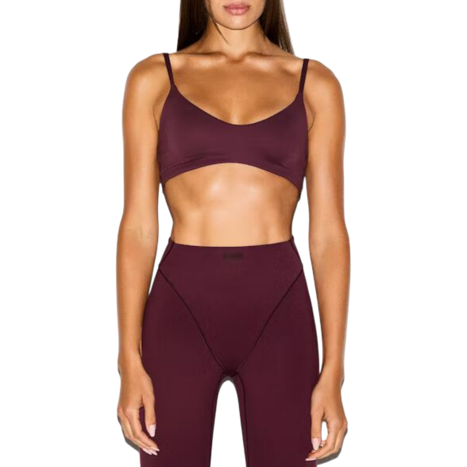 (WMNS) Nike x SKIMS Matte Micro Scoop Bra 'Currant' BRSPT5120-CUR