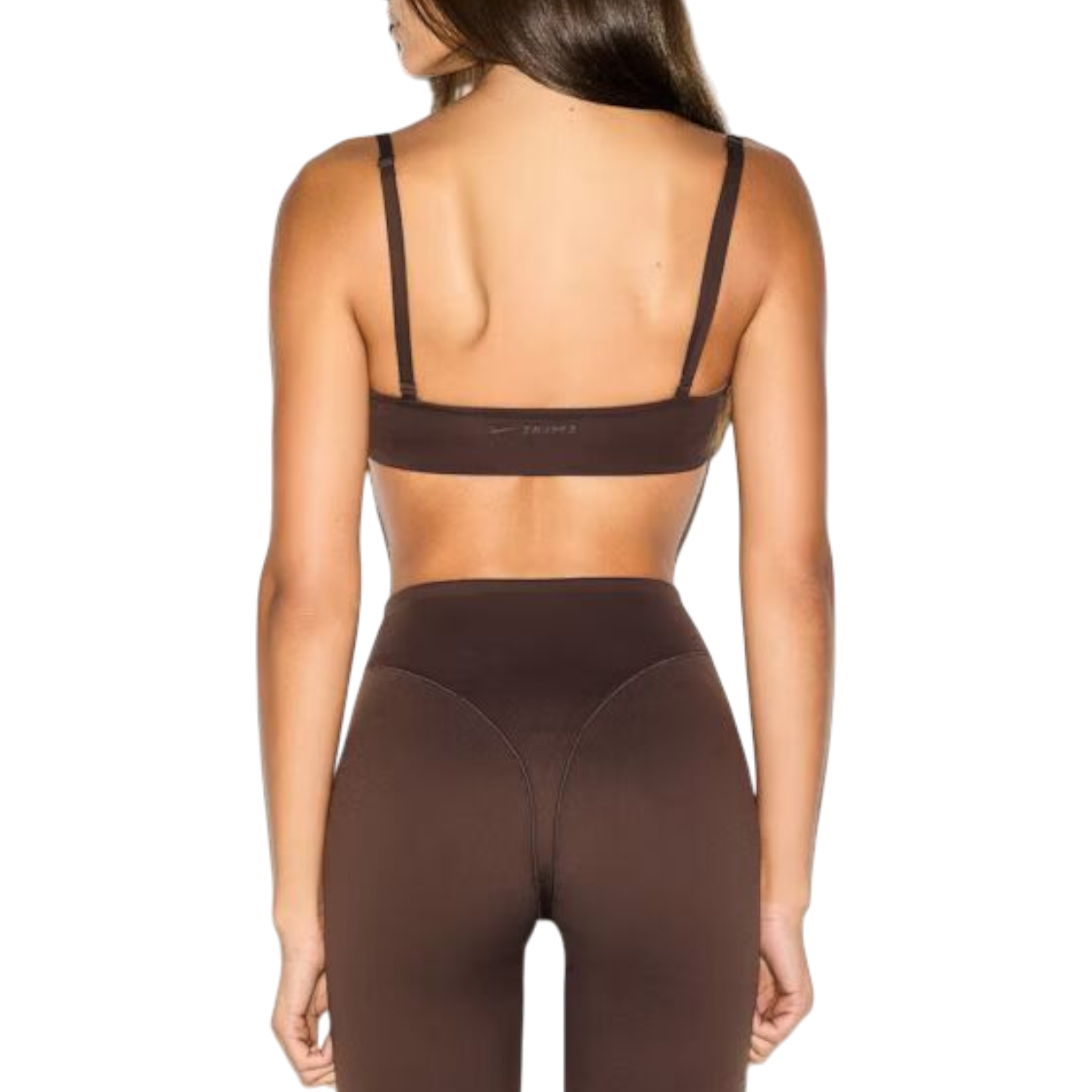 (WMNS) Nike x SKIMS Matte Micro Scoop Bra 'Dark Sepia' BRSPT5120-DSP