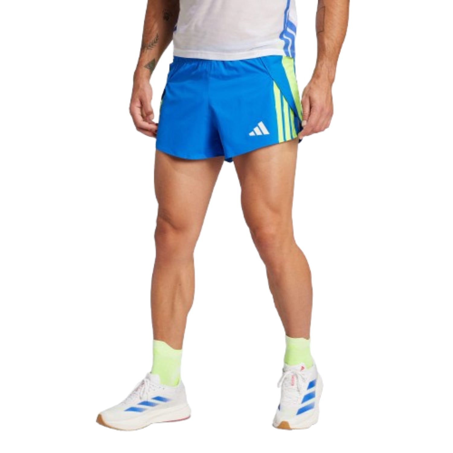 adidas Adizero Retro Running Shorts Asia Sizing 'Blue' JD7312
