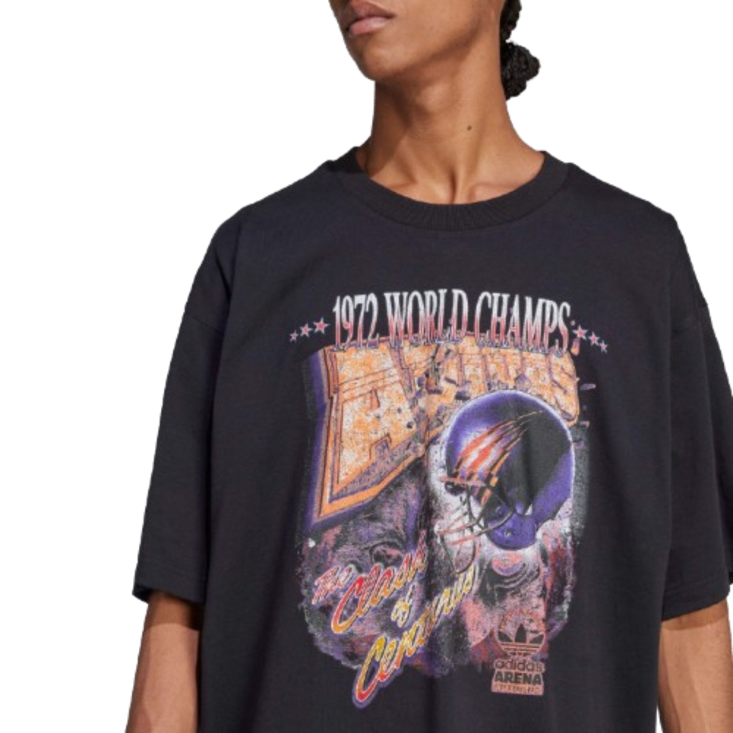 adidas Adilenium Season 3 Fan T-Shirt Asia Sizing 'Black' JY6297