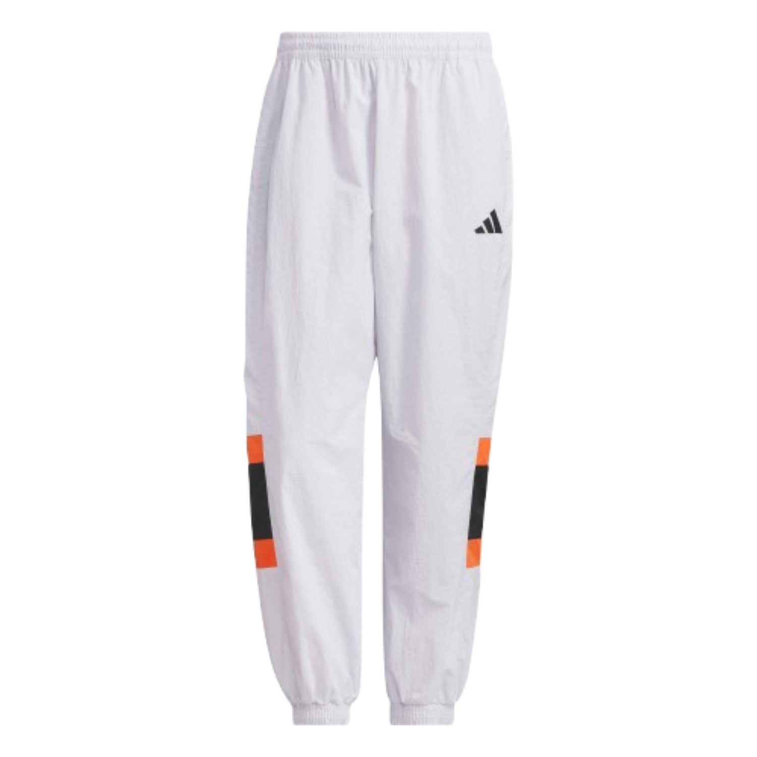 adidas Wording Pack Loose Fit Mesh-Lined Woven Elastic Hem Pants Asia Sizing 'White' JM2069