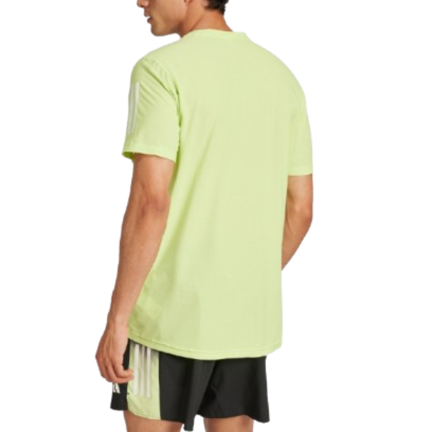 adidas Own the Run CLIMACOOL Colorblock T-Shirt Asia Sizing 'Green Black' JP0828