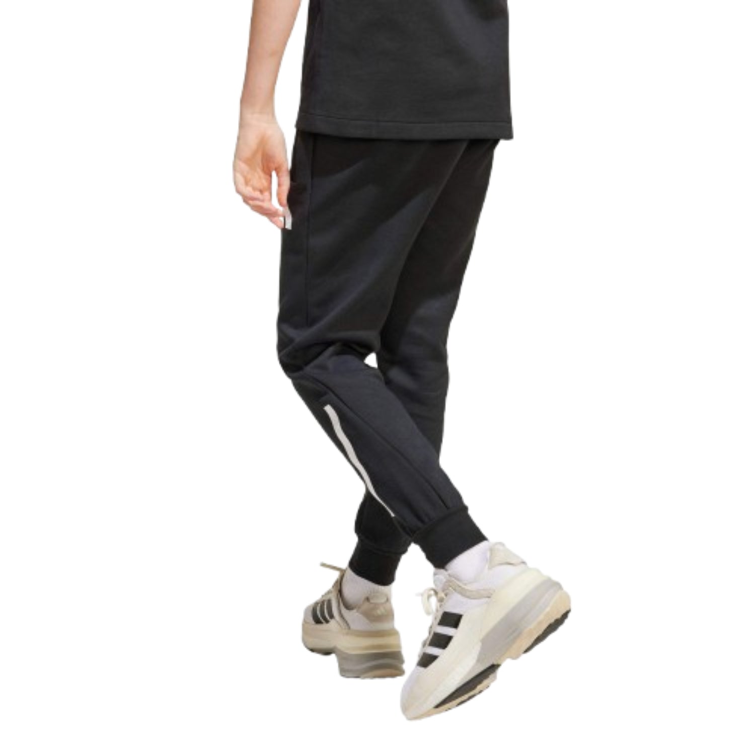 (GS) adidas Z.N.E. Tapered-Leg Pants Asia Sizing 'Black White' JD0006