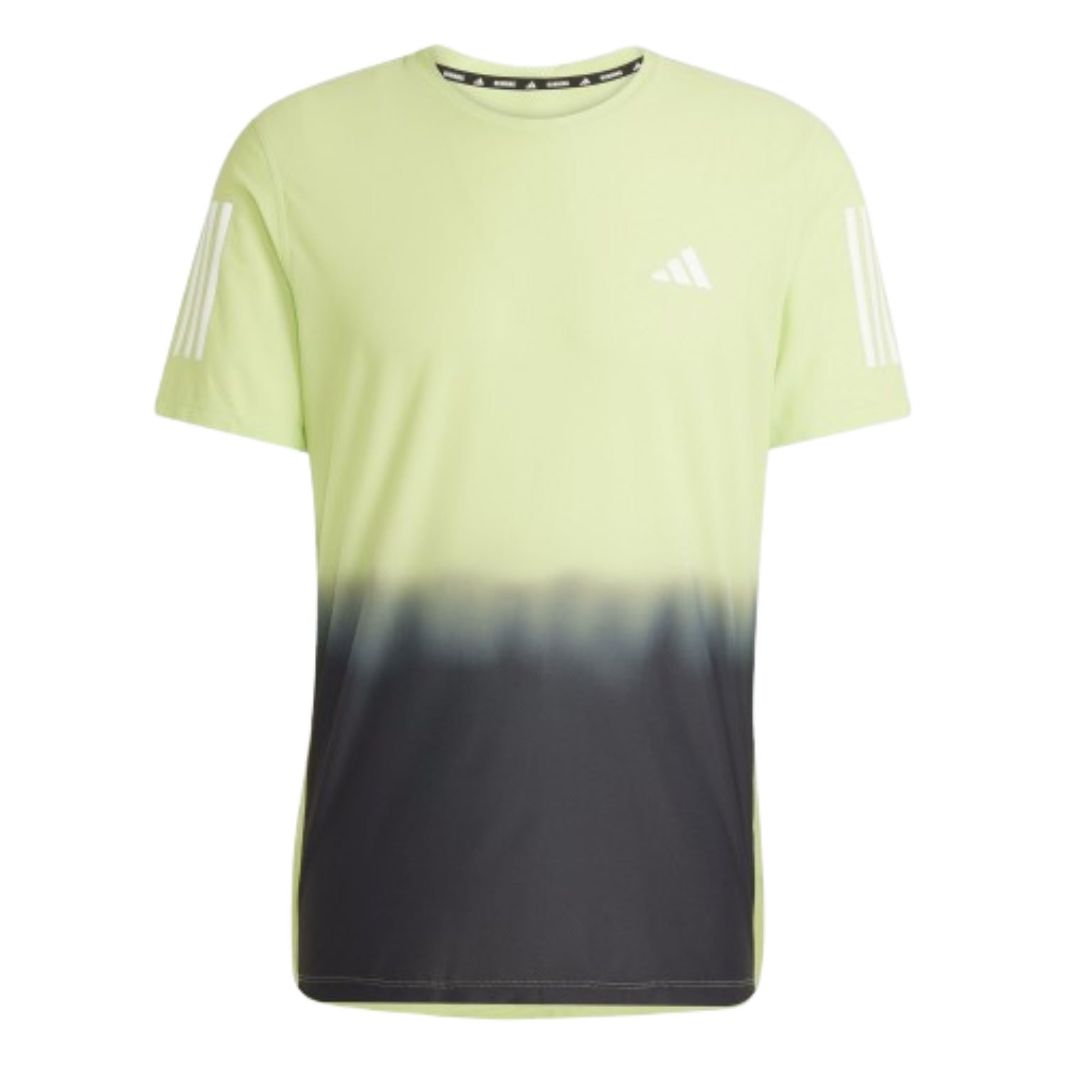 adidas Own the Run CLIMACOOL Colorblock T-Shirt Asia Sizing 'Green Black' JP0828
