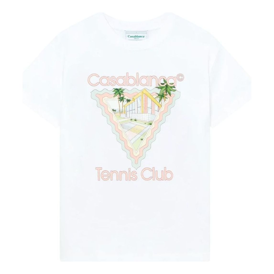 Casablanca Maison de Reve Printed T-Shirt 'White' MPF24-JTS-001-04