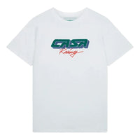 Casablanca Casa Racing 3D Printed Oversized T-Shirt 'White' MS24-JTS-027-03