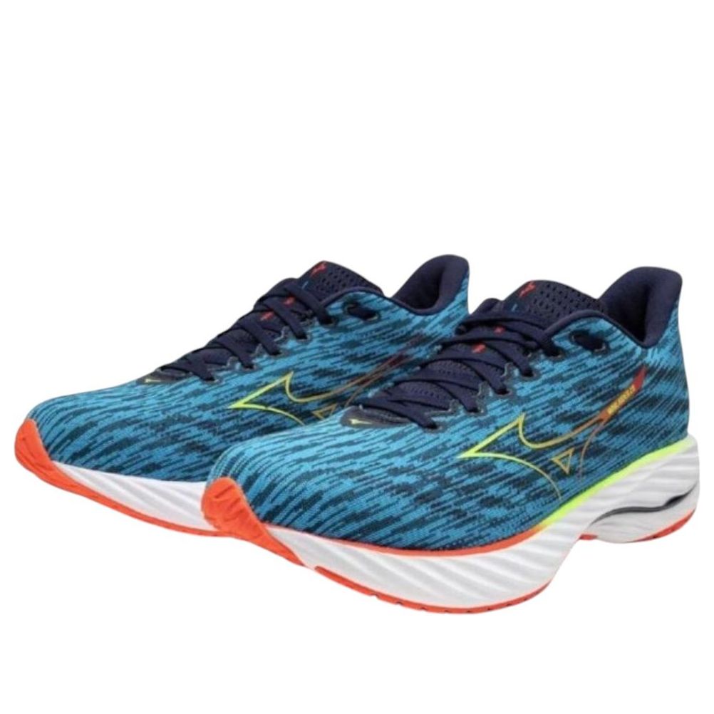 Mizuno Wave Rider 28 SW 'Blue Light Green Red' J1GC240456