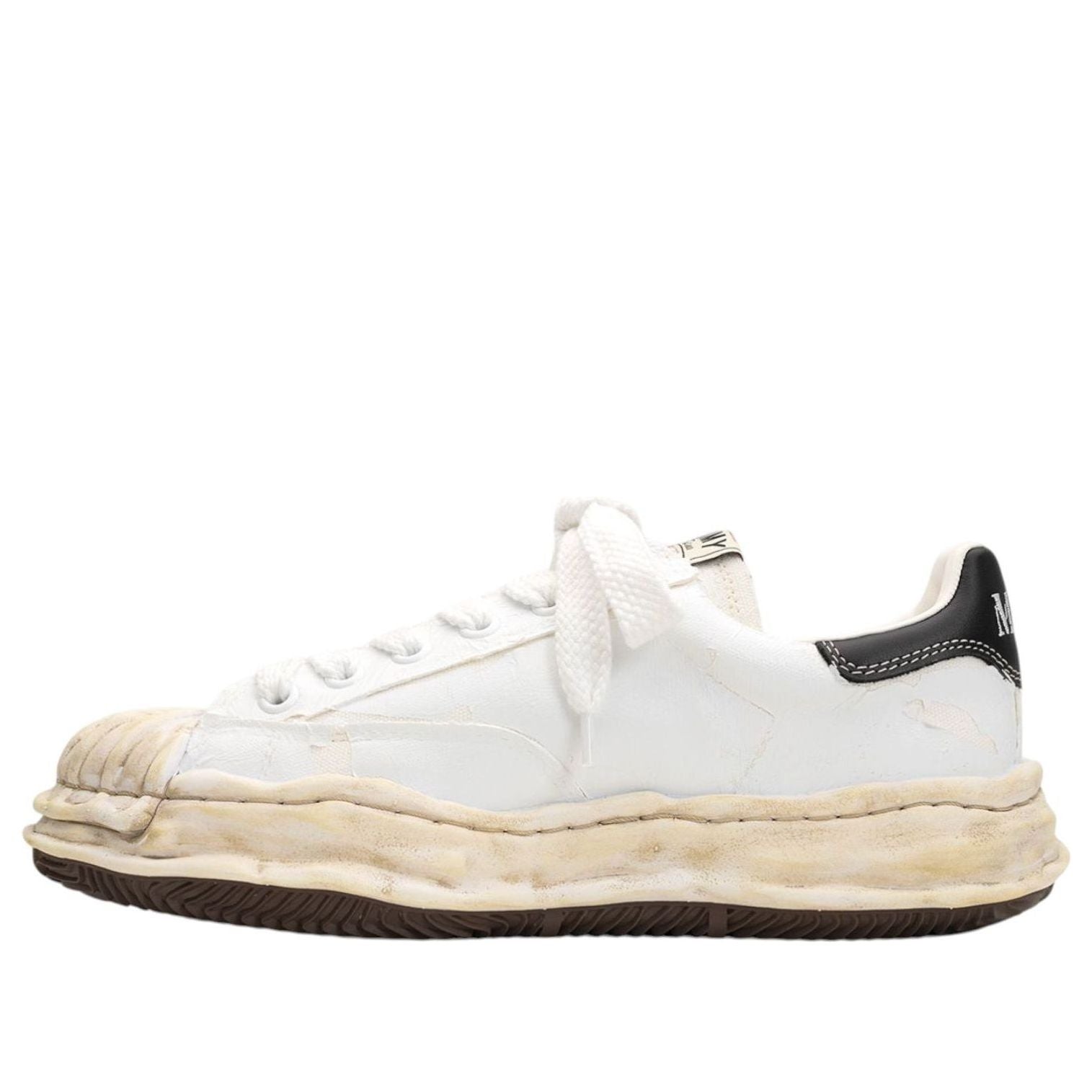 Maison MIHARA YASUHIRO BLAKEY OG Sole Film Attached Canvas Low 'White' A15FW727-WHITE