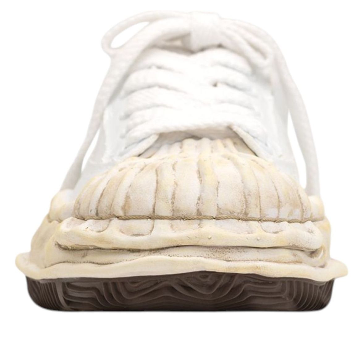 Maison MIHARA YASUHIRO BLAKEY OG Sole Film Attached Canvas Low 'White' A15FW727-WHITE