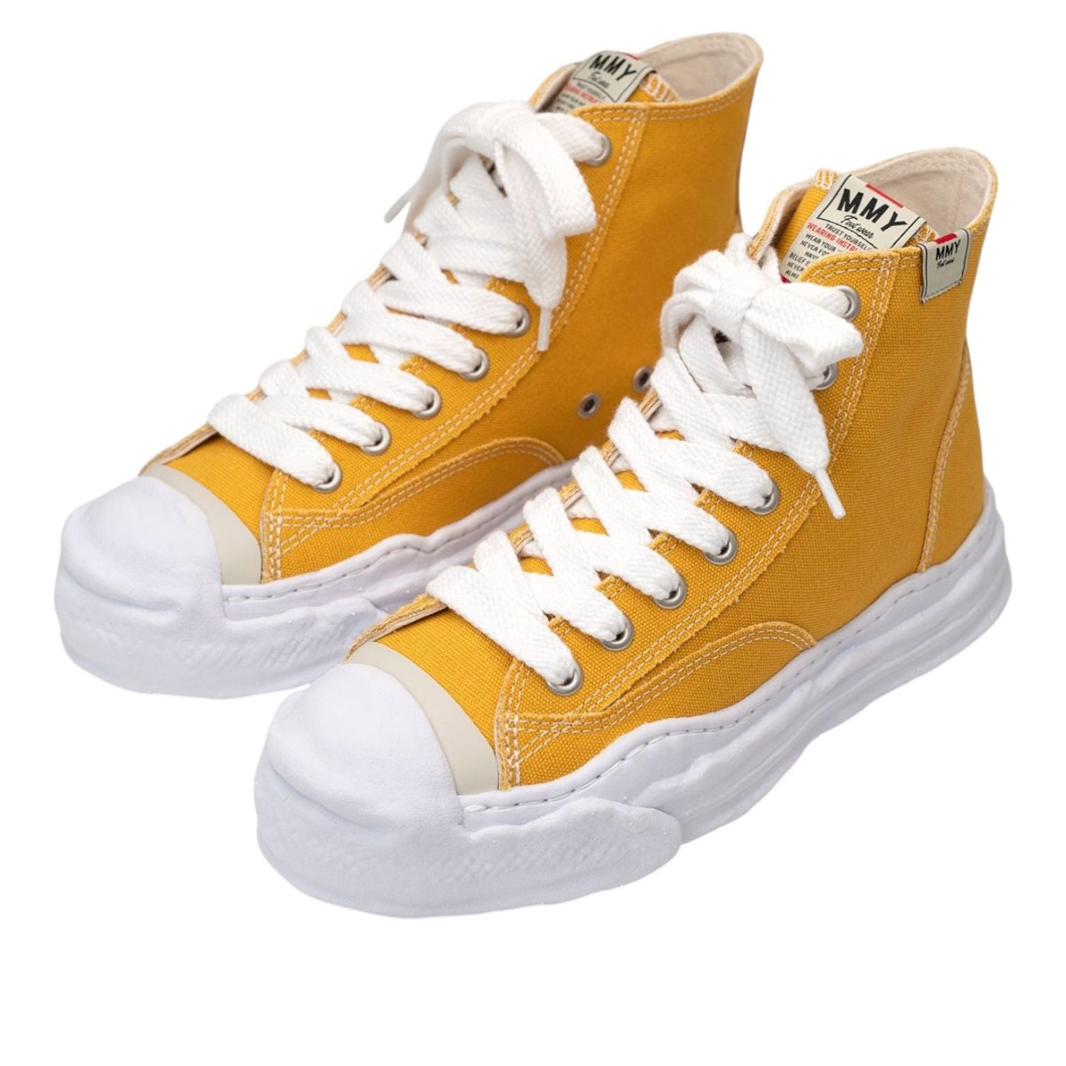 Maison MIHARA YASUHIRO Hank OG Sole Canvas High-top 'Yellow' A05FW701-YELLOW