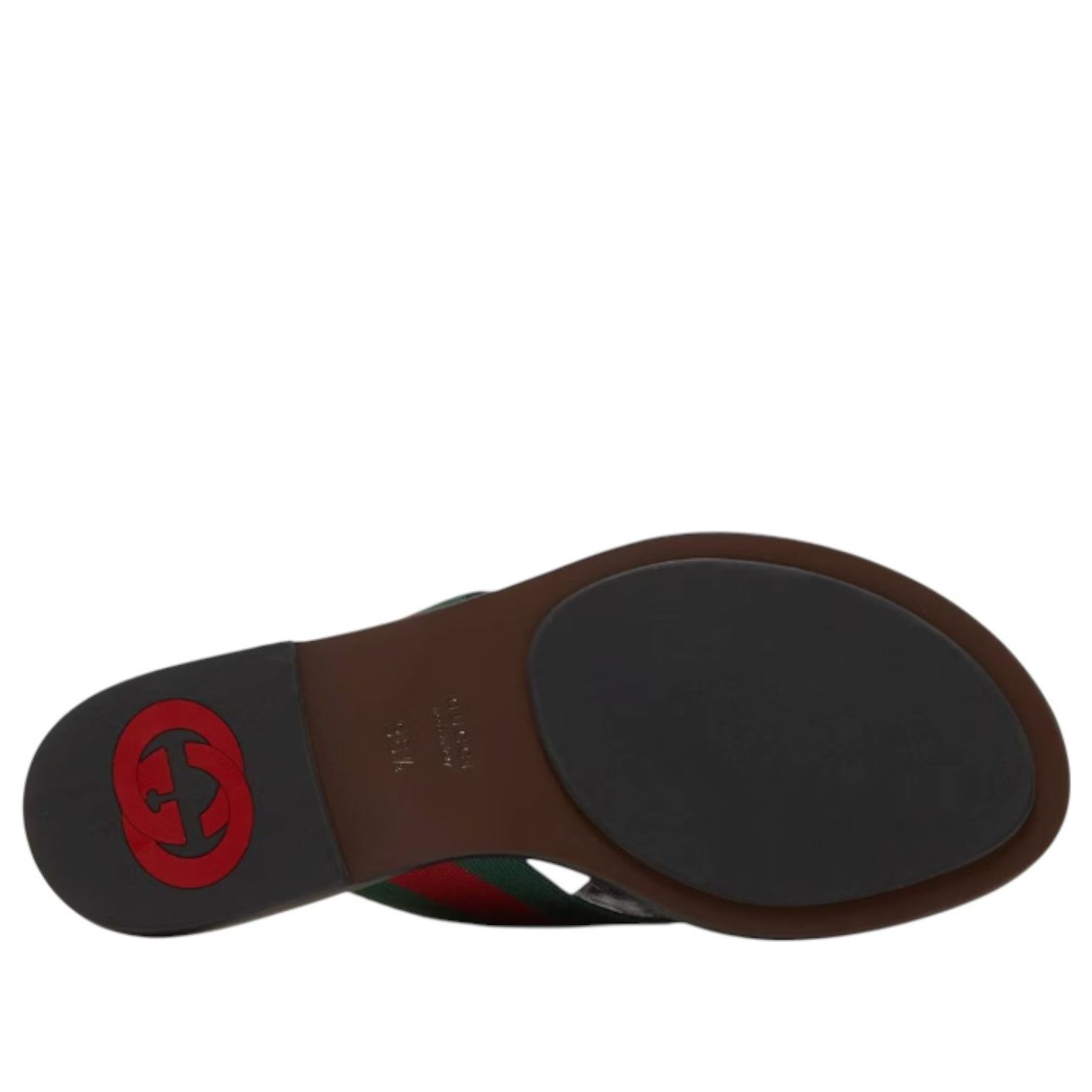 (WMNS) Gucci Web Thong Sandal 'Black' 612138-H9020-8476