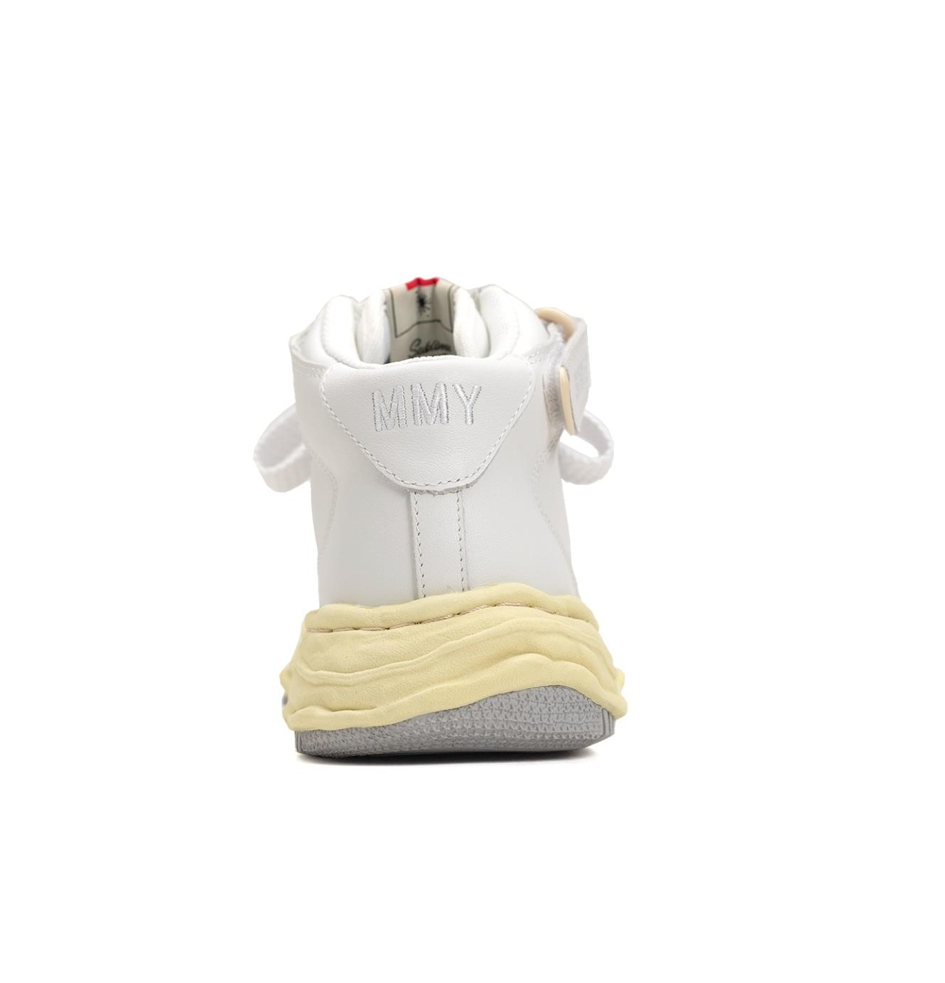 Maison MIHARA YASUHIRO WAYNE VL OG Sole Leather High-top Sneaker 'White' A09FW729-WHT