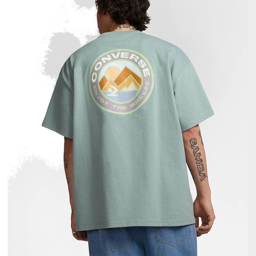 Converse Sail Away T-Shirt Asia Sizing 'Blue' 10025453-A03
