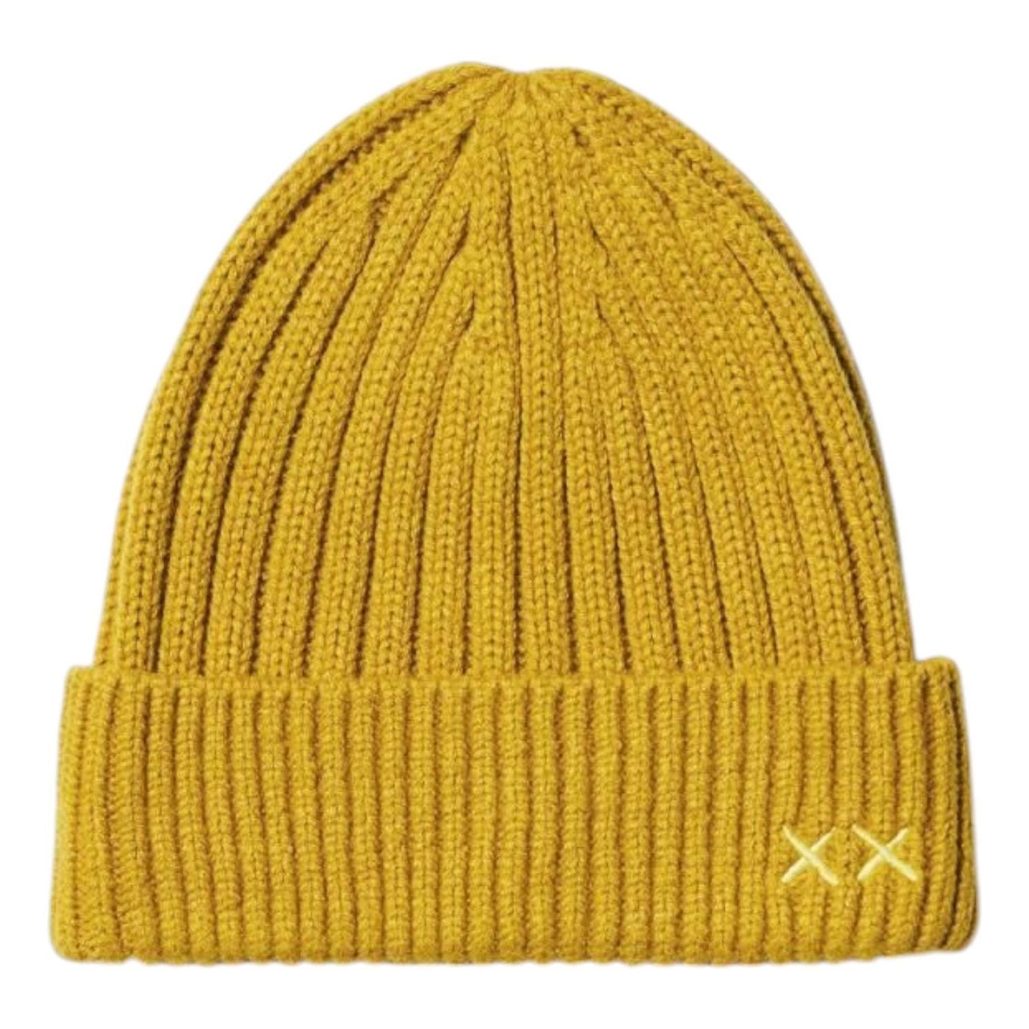 Uniqlo x KAWS Winter Heattech Beanie 'Yellow' 485256-YELLOW