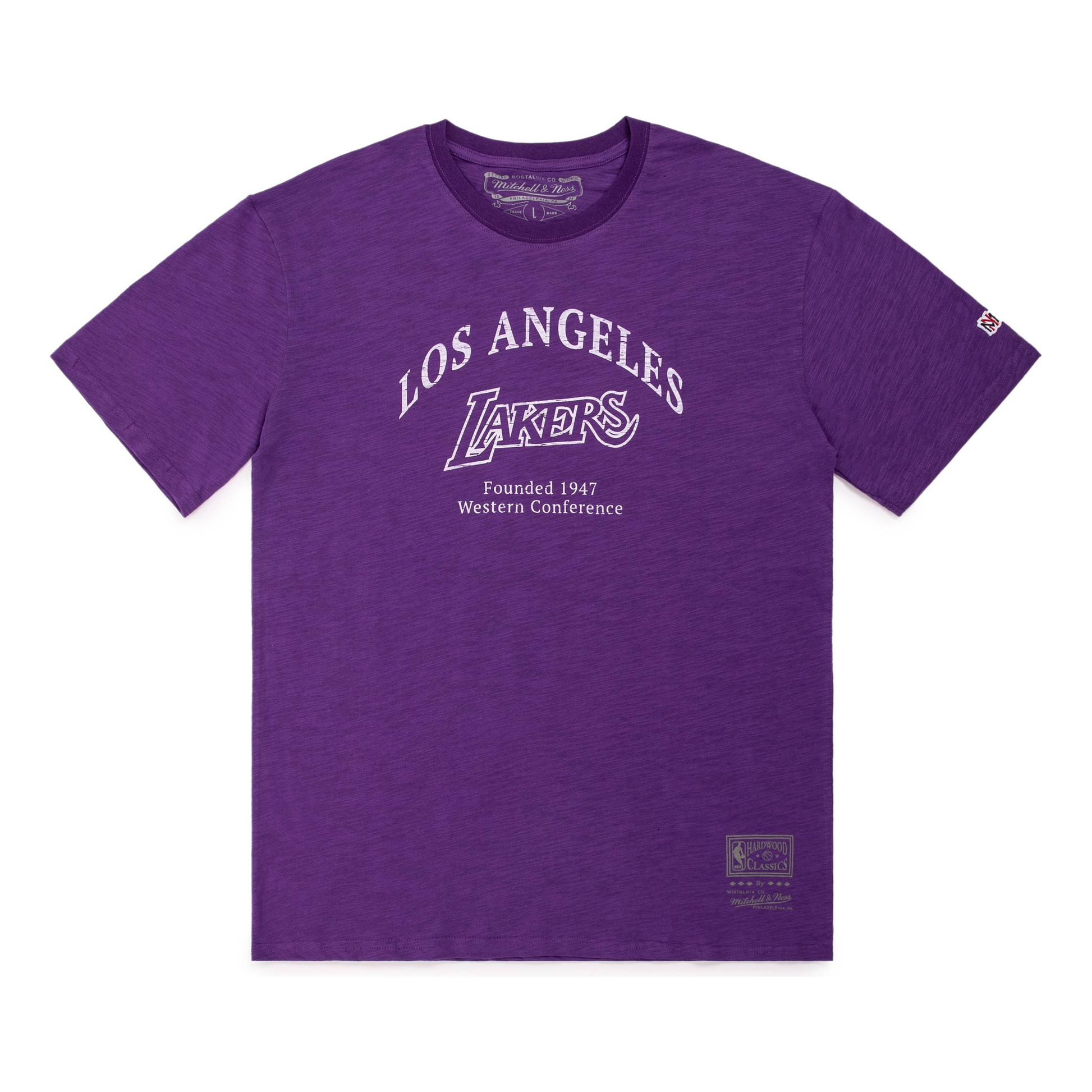 Mitchell & Ness Monotone LA Lakers T-Shirt 'Purple' MNTS040LAL