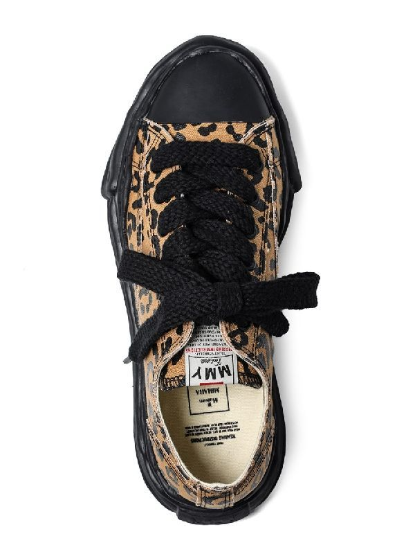 Maison MIHARA YASUHIRO PETERSON OG Sole Leopard Canvas Low-top Sneaker 'Brown' A10FW716-BRN