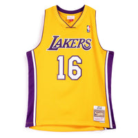 Mitchell & Ness NBA Swingman Los Angeles Lakers Gold 09-10 Jersey 'Pau Gasol' SMJY7609-LAL09PGALTGD