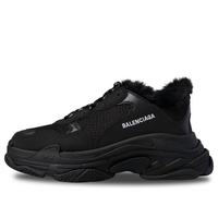 Balenciaga Triple S Fake Fur 'Black' B22SS0004
