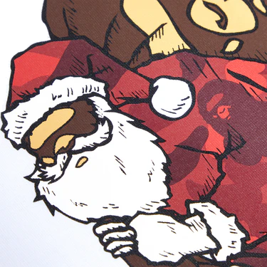 A Bathing Ape Christmas Bape T-Shirt 'White' 001TEJ701031FWHT