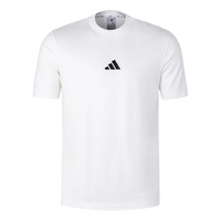 adidas Breathable T-Shirt Asia Sizing 'White Black' JY8561