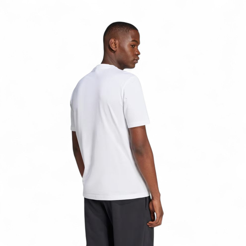 adidas Essentials Big Logo T-Shirt Asia Sizing 'Black White' JE8943