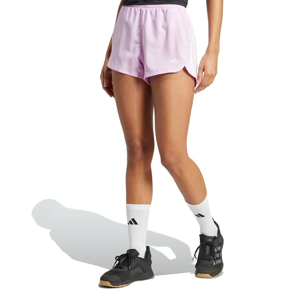 (WMNS) adidas PACER WVN HIGH Shorts Asia Sizing 'Pink' JD2290