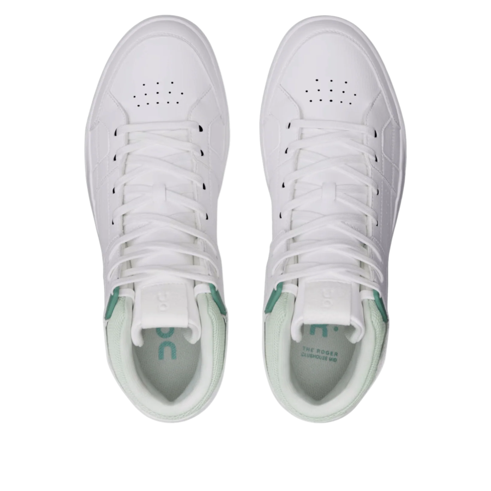 On Running The Roger Clubhouse Mid 'White Green' 3MD11140840