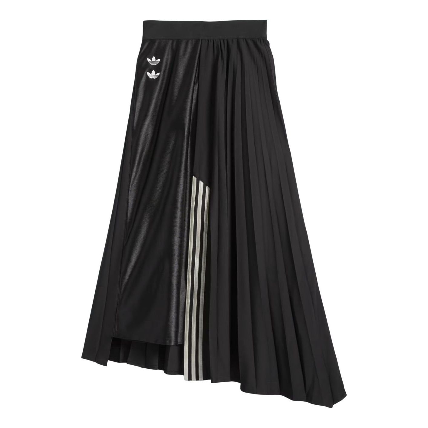 (WMNS) adidas x Willy Chavarria Pleated Skirt Asia Sizing 'Black' KD9352