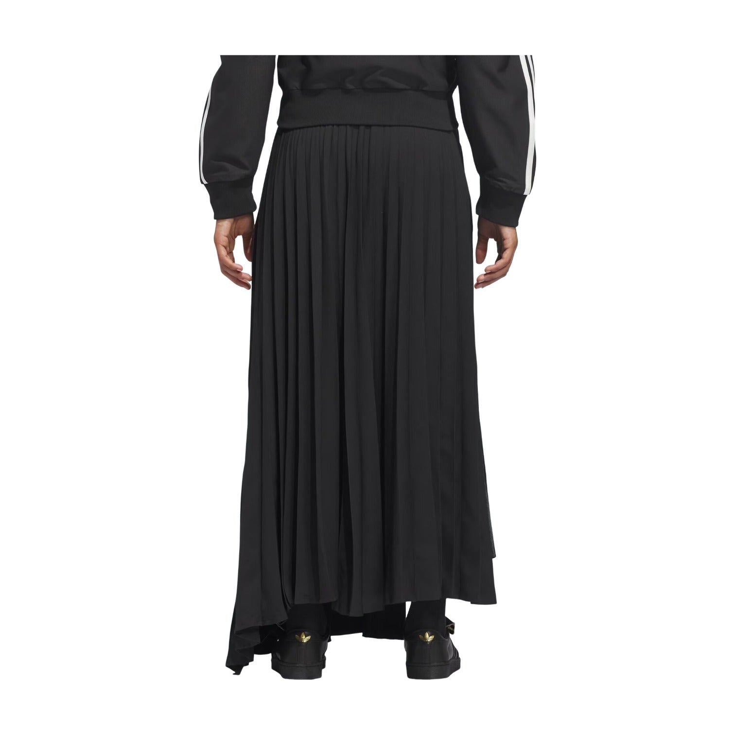 (WMNS) adidas x Willy Chavarria Pleated Skirt Asia Sizing 'Black' KD9352