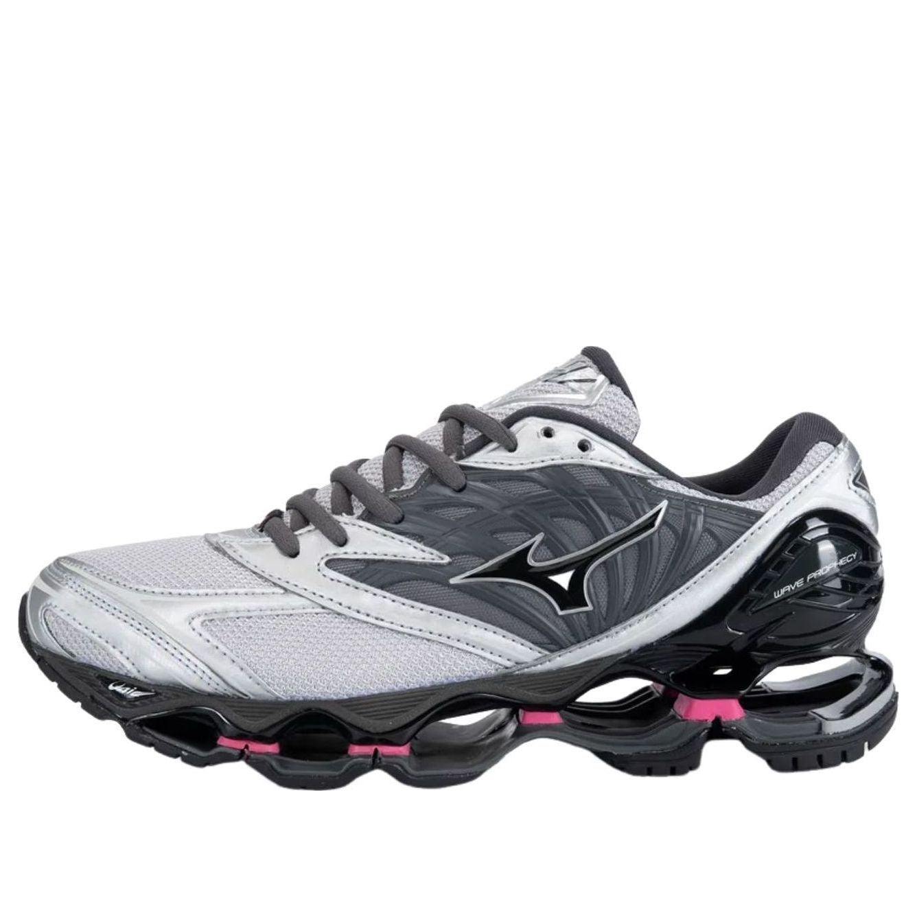 Mizuno Wave Prophecy LS 'Silver Dark Grey Pink' D1GA333708